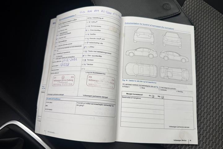Grøn VW Polo fra 2013