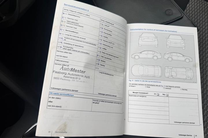 Grøn VW Polo fra 2013