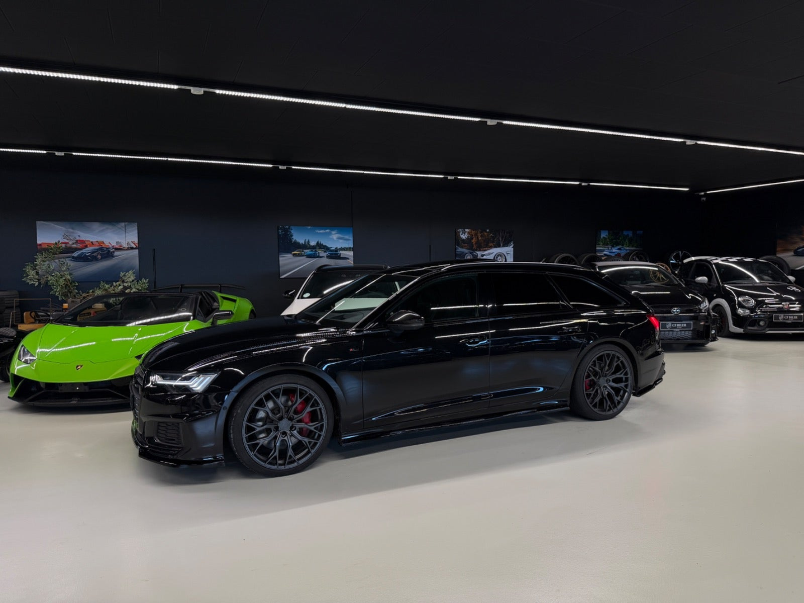 Grøn Audi A6 fra 2021