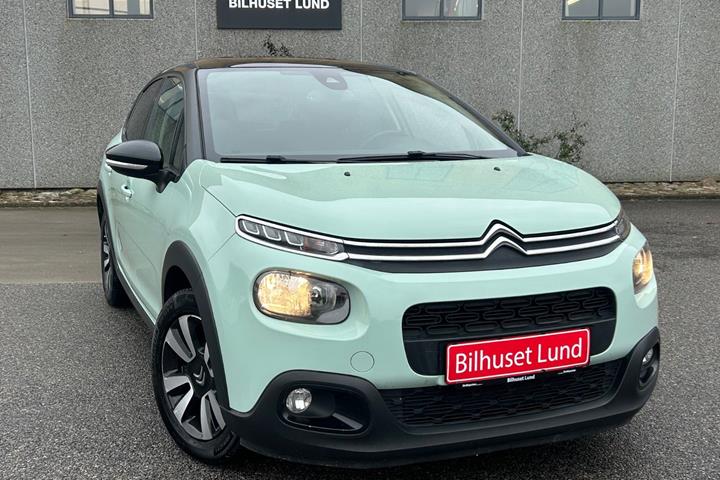 Blå Citroën C3 fra 2020