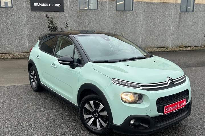 Blå Citroën C3 fra 2020