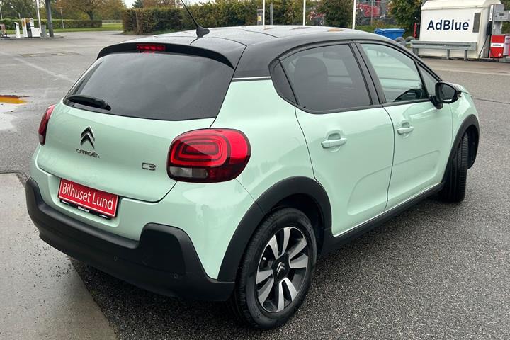Blå Citroën C3 fra 2020