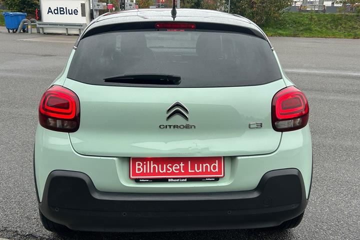 Blå Citroën C3 fra 2020