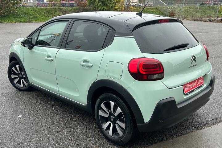 Blå Citroën C3 fra 2020