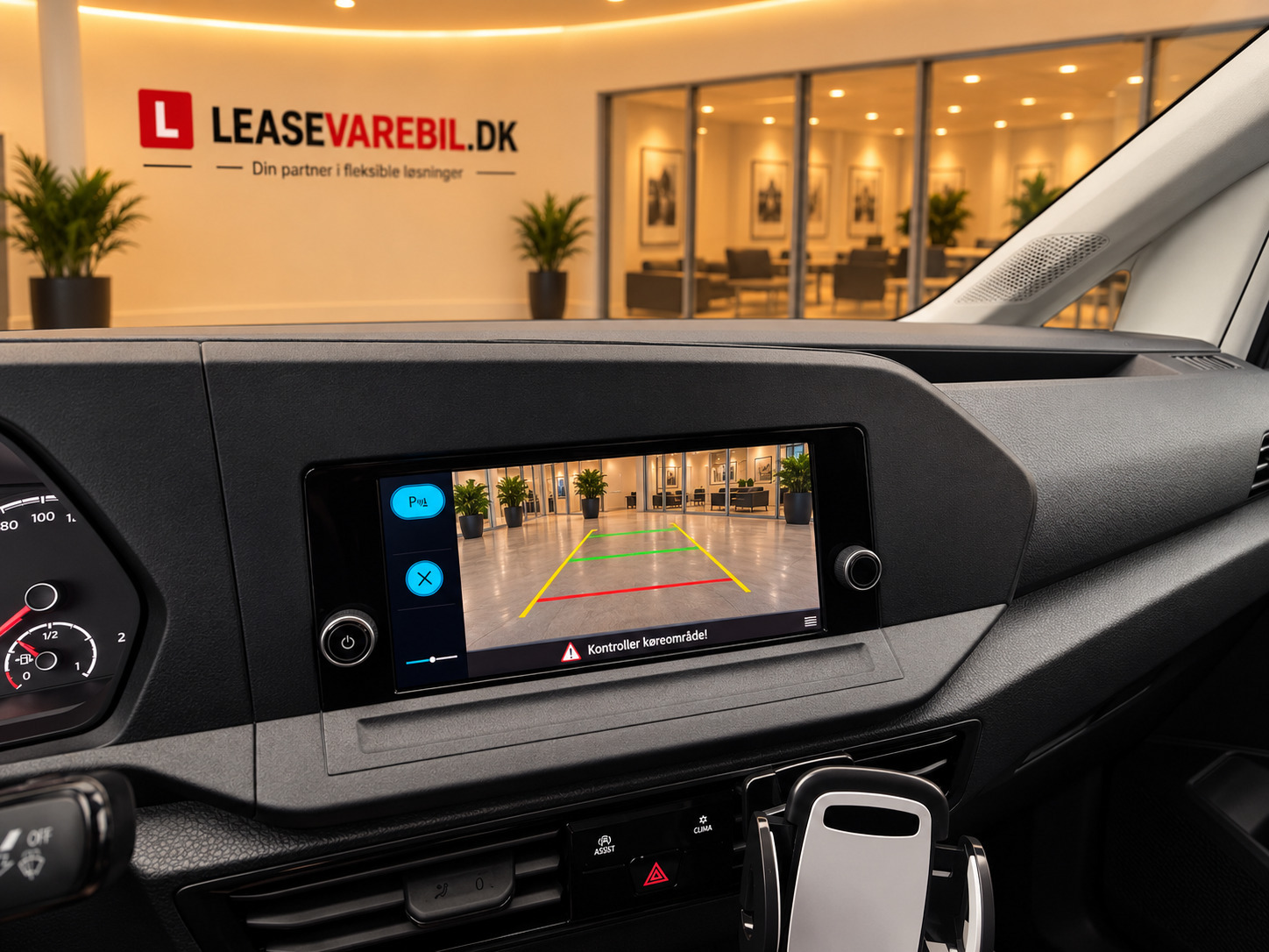 Hvid VW Caddy Maxi fra 2022