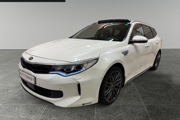 Hvid Kia Optima fra 2018