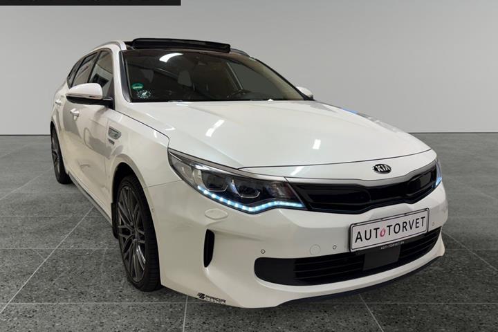 Hvid Kia Optima fra 2018