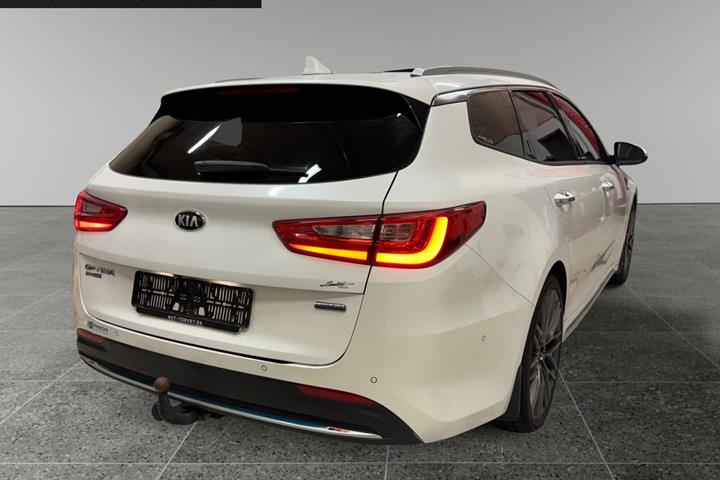 Hvid Kia Optima fra 2018