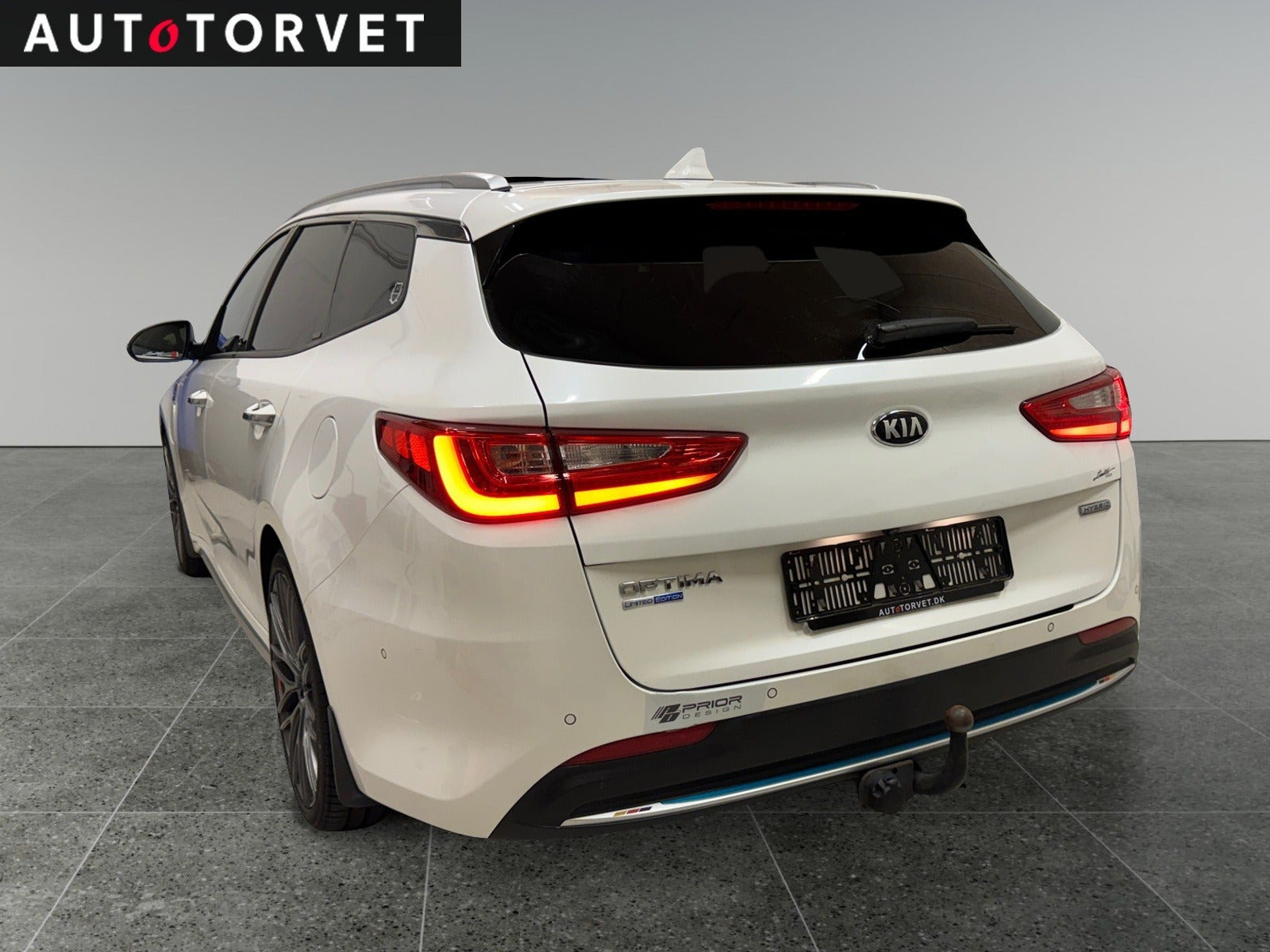 Hvid Kia Optima fra 2018