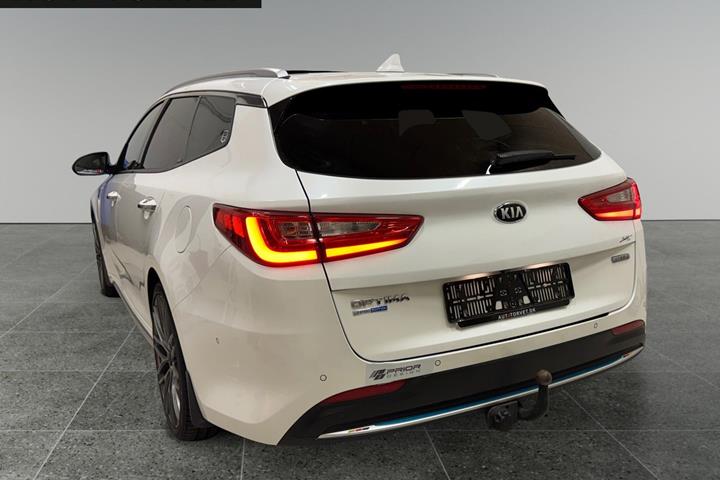 Hvid Kia Optima fra 2018