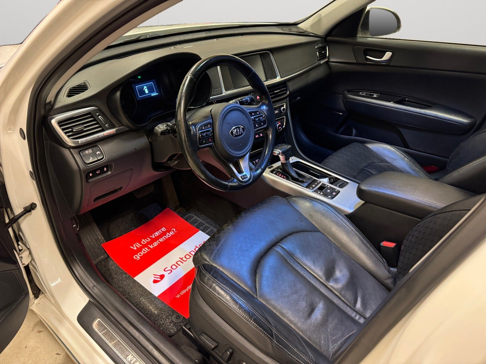 Hvid Kia Optima fra 2018