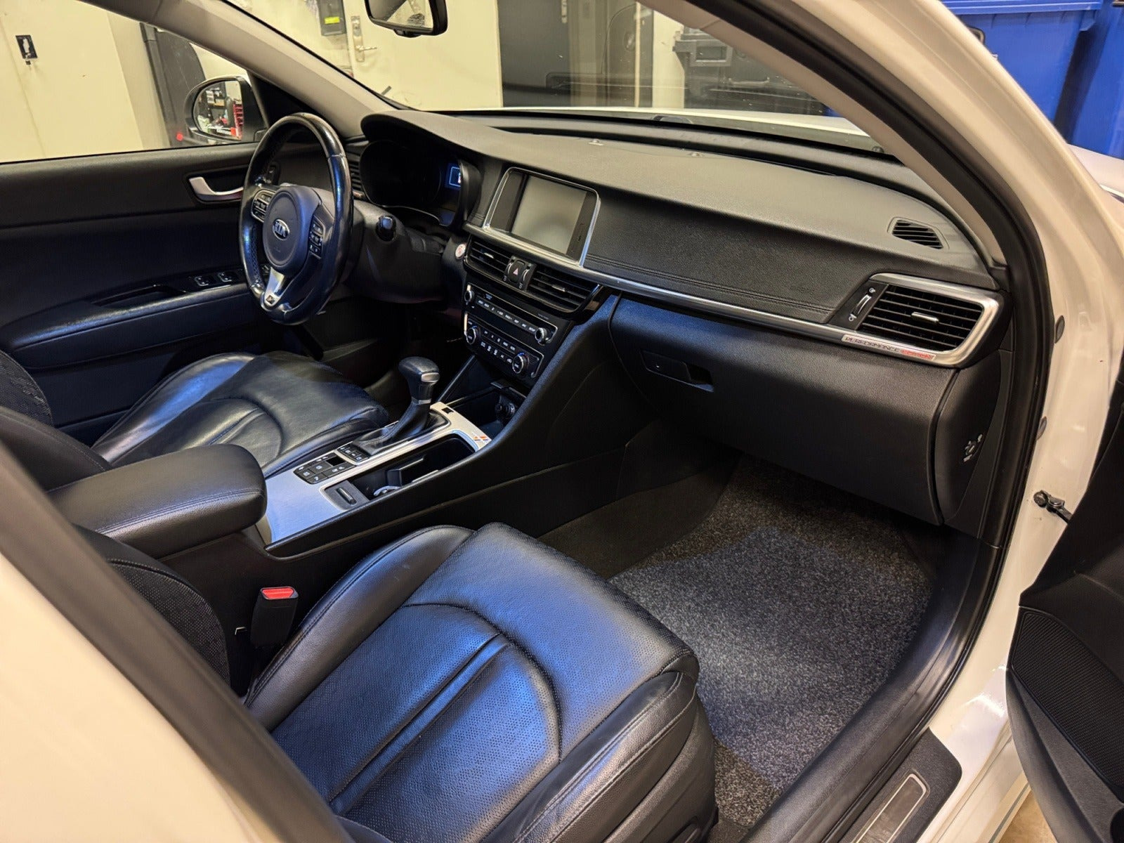 Hvid Kia Optima fra 2018