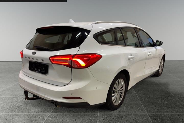 Hvid Ford Focus fra 2018