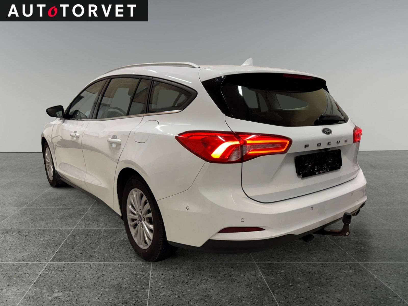 Hvid Ford Focus fra 2018