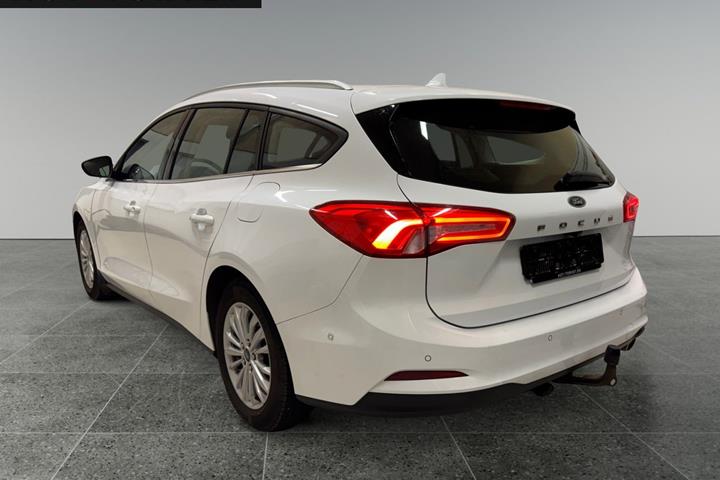 Hvid Ford Focus fra 2018