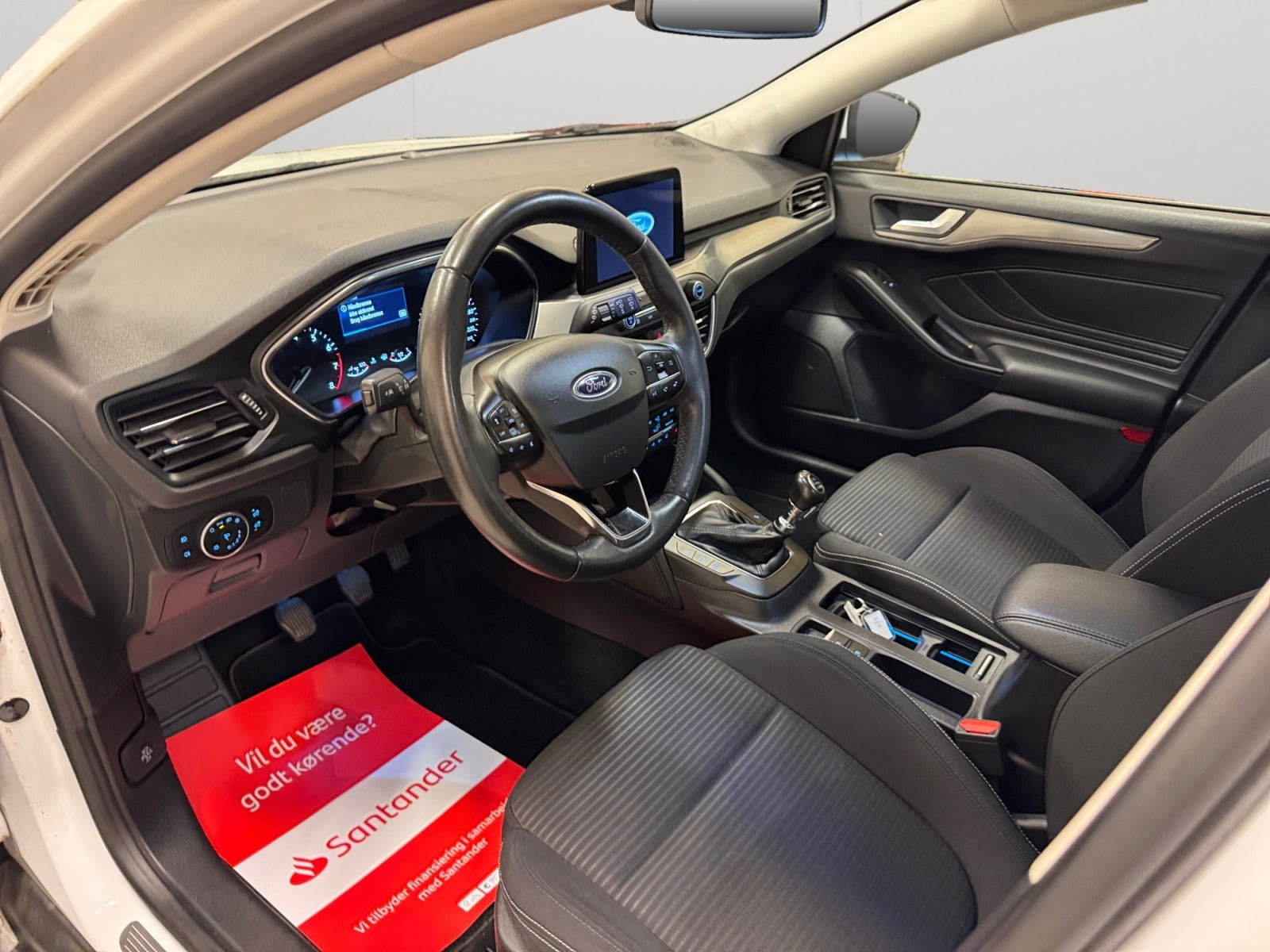 Hvid Ford Focus fra 2018