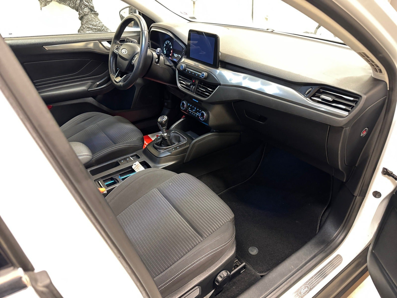 Hvid Ford Focus fra 2018