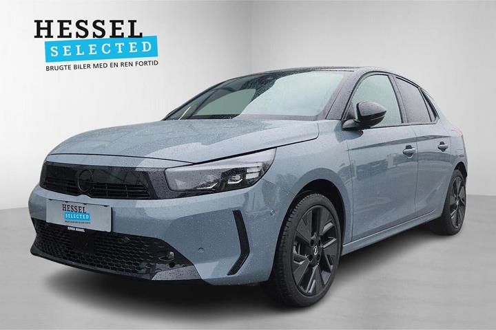 Grå Opel Corsa-e fra 2024