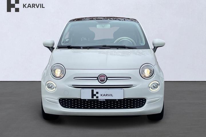 Hvid Fiat 500 fra 2018