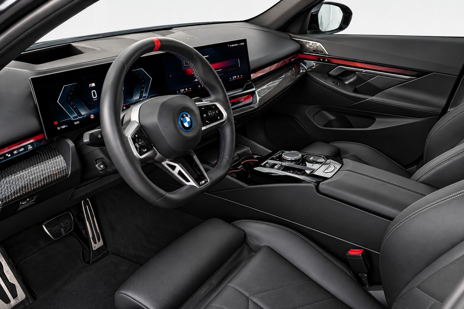 Grå BMW i5 fra 2024