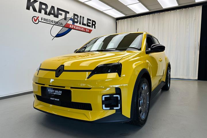 Gul Renault 5 E-Tech fra 2025