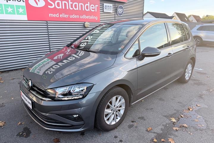 Grå VW Golf Sportsvan fra 2018