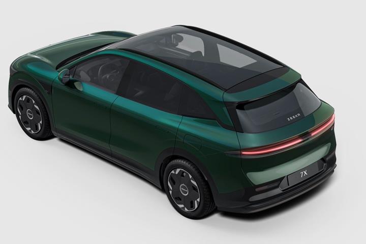 Grøn Zeekr 7X fra 2026