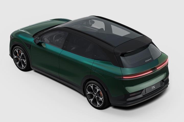 Grøn Zeekr 7X fra 2026