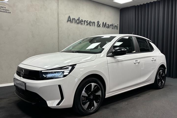 Hvid Opel Corsa-e fra 2023