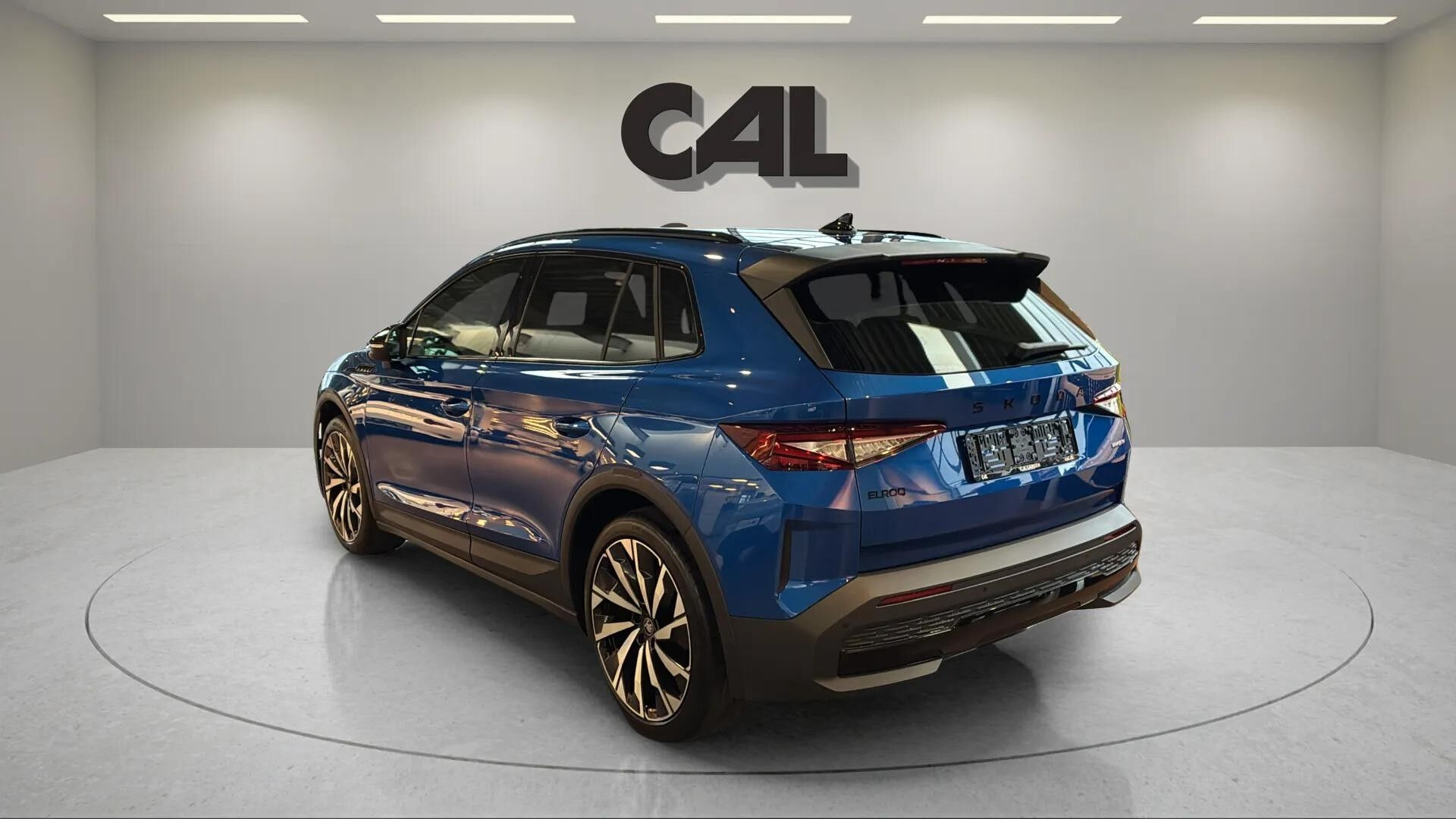 Blå Skoda Elroq fra 2025