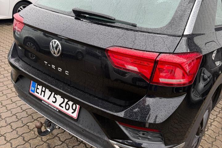 Sort VW T-Roc fra 2019