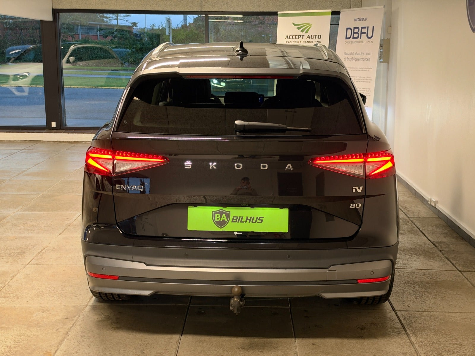 Sort Skoda Enyaq fra 2022