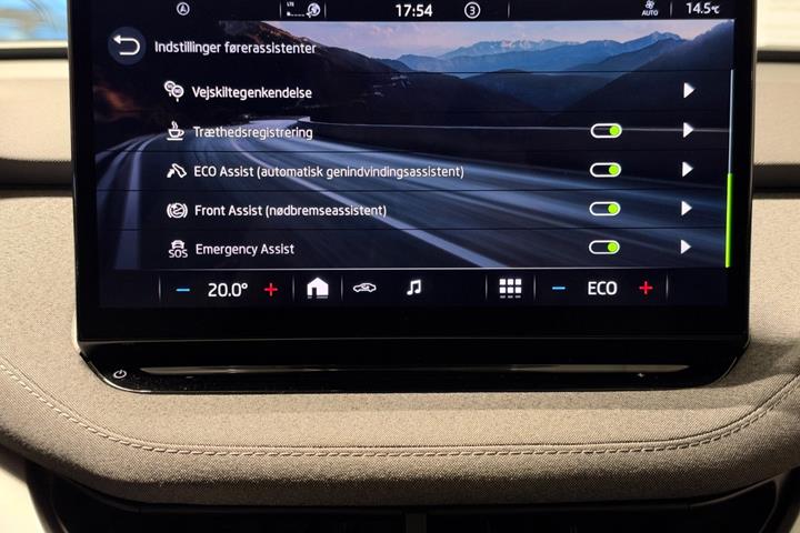 Sort Skoda Enyaq fra 2022