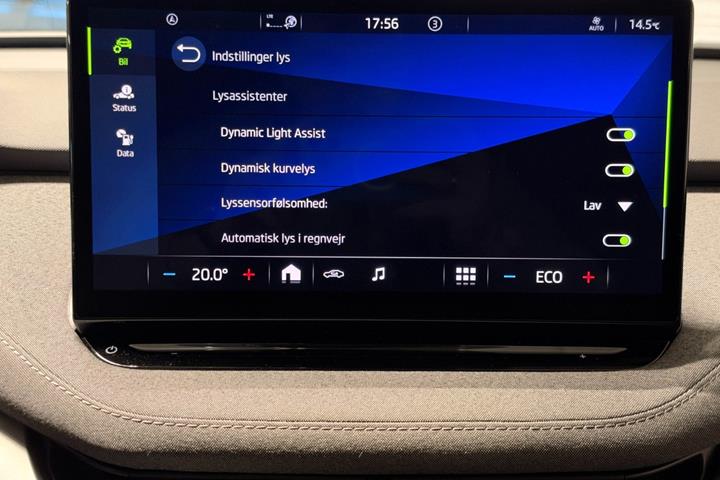Sort Skoda Enyaq fra 2022