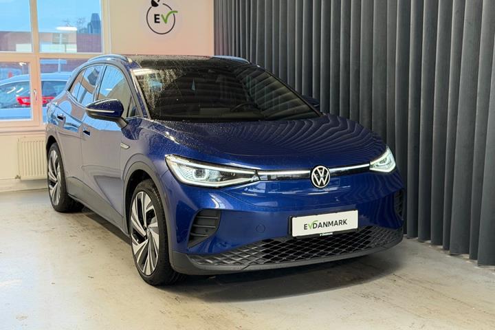 Blå VW ID.4 fra 2021
