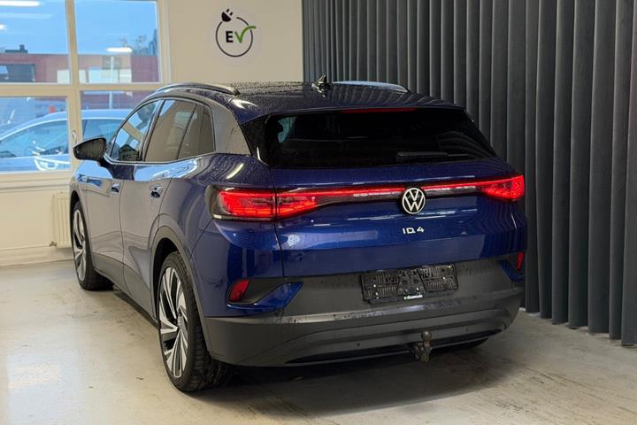 Blå VW ID.4 fra 2021