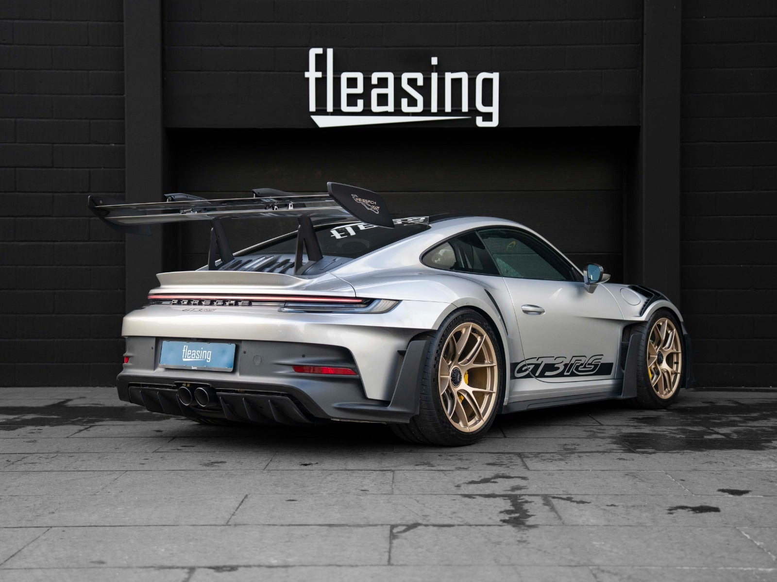 Sølv Porsche 911 GT3 RS fra 2024