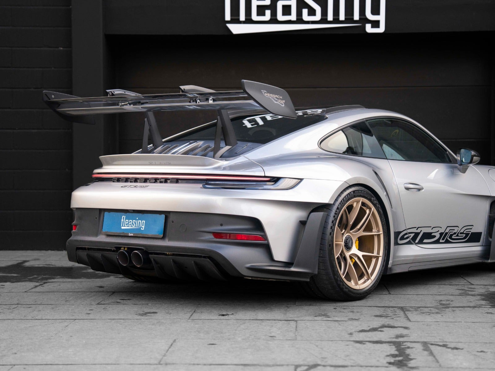 Sølv Porsche 911 GT3 RS fra 2024