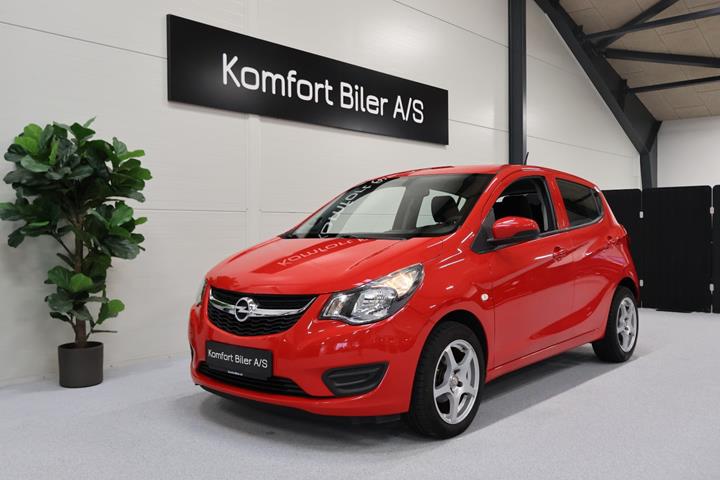 Rød Opel Karl fra 2016