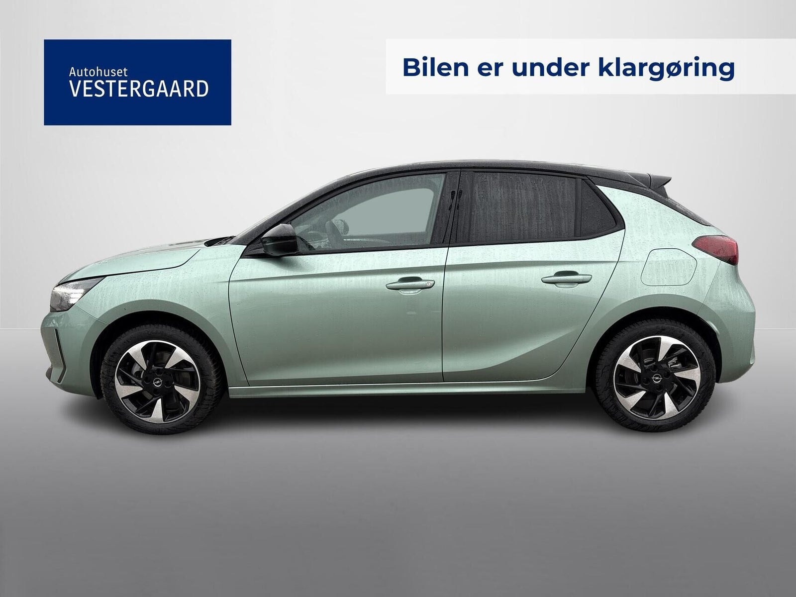 Grå Opel Corsa-e fra 2026