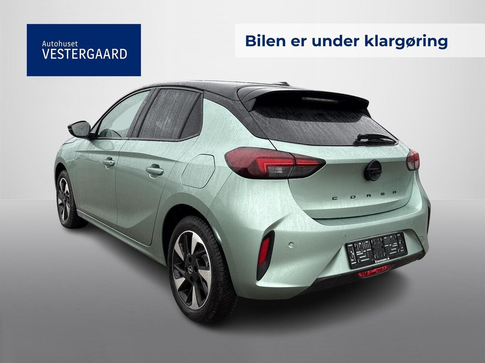 Grå Opel Corsa-e fra 2026