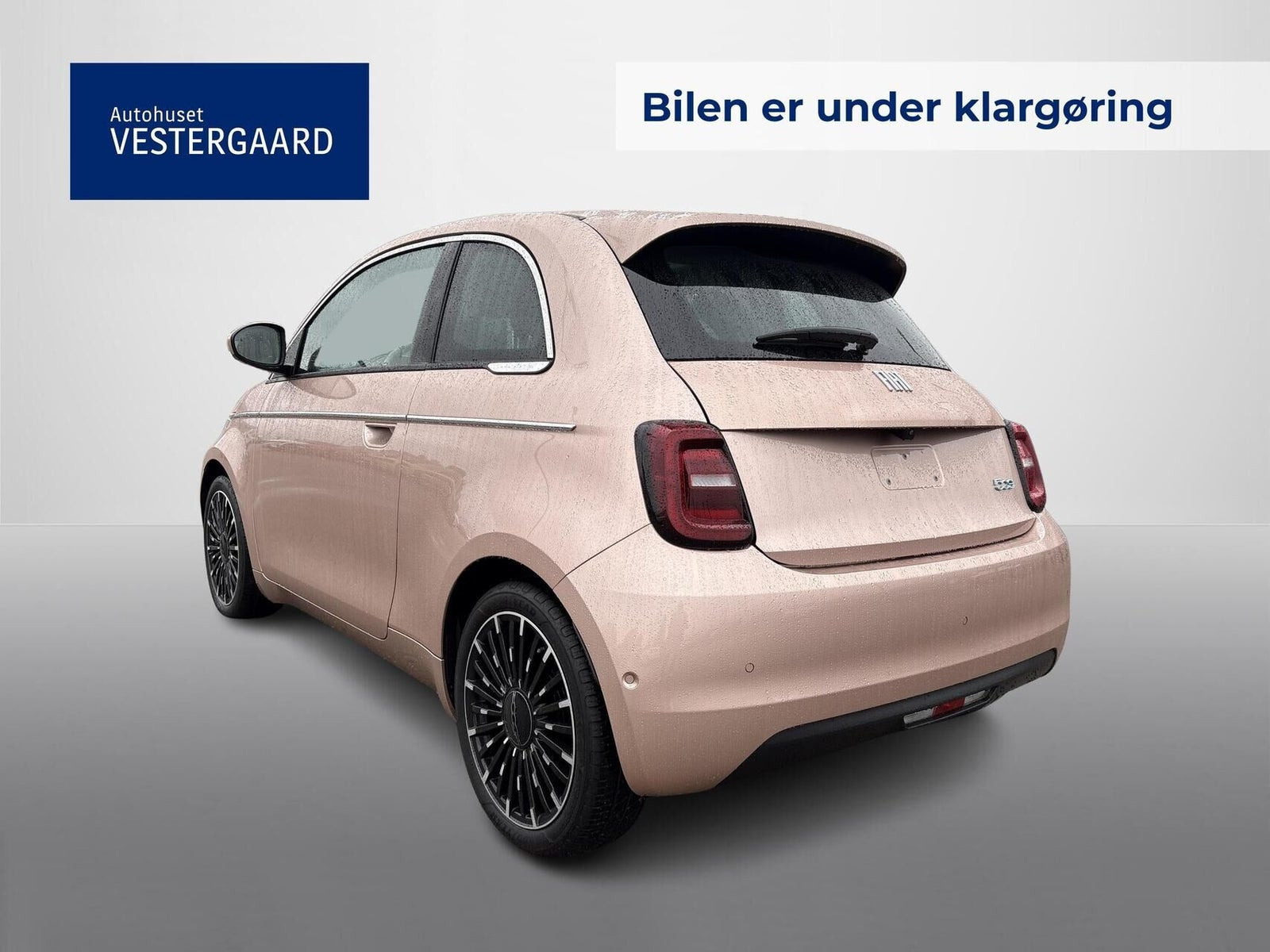 Gul Fiat 500e fra 2023