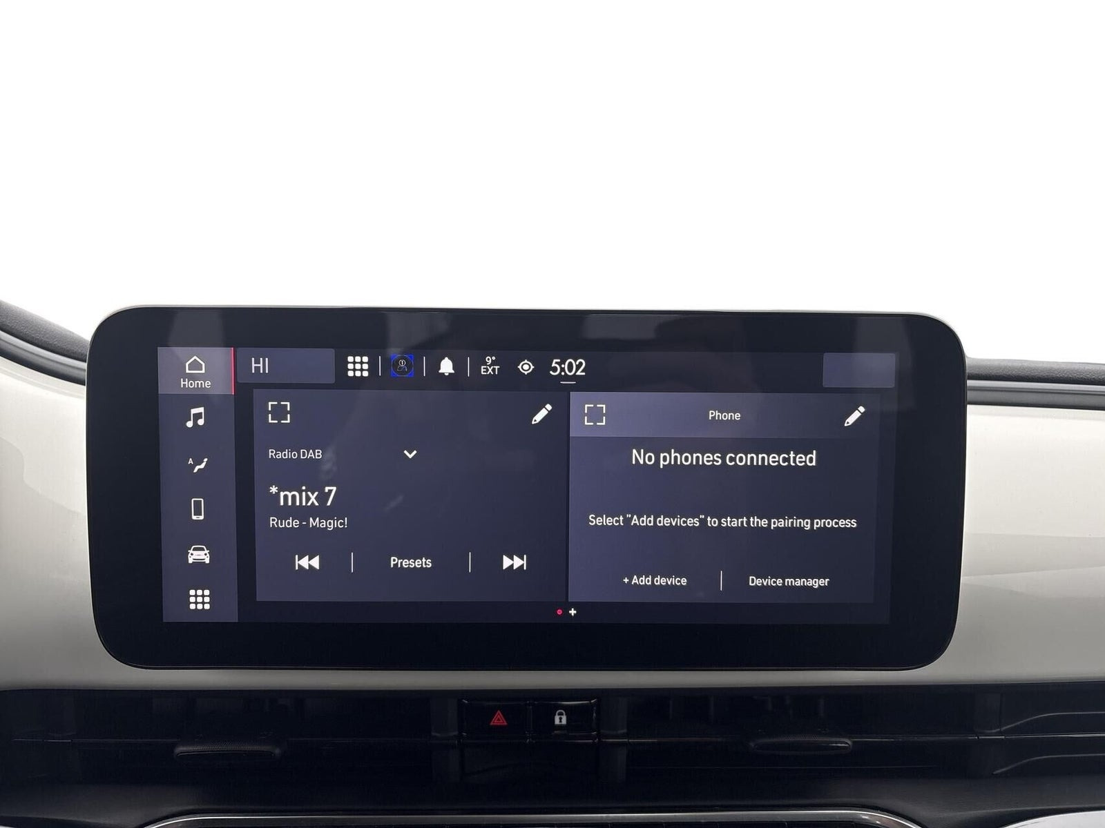 Hvid Fiat 500e fra 2023
