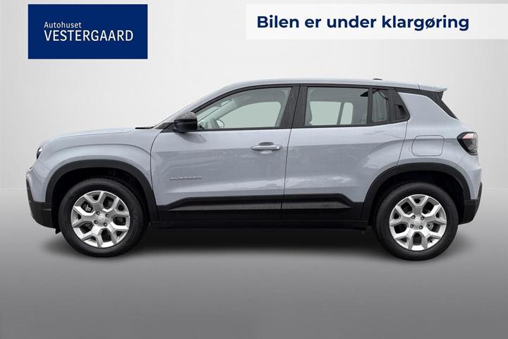 Grå Jeep Avenger fra 2025