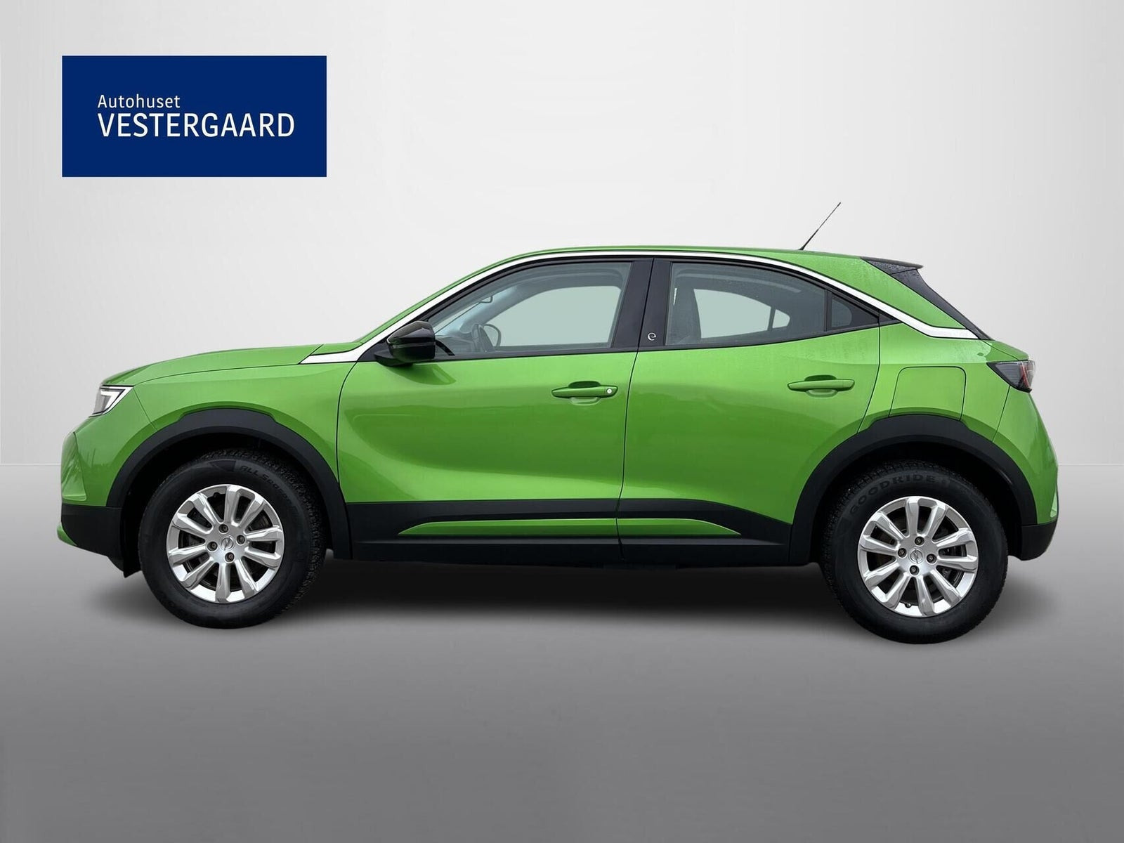 Grøn Opel Mokka-e fra 2021