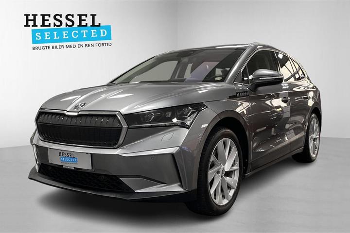 Grå Skoda Enyaq fra 2022