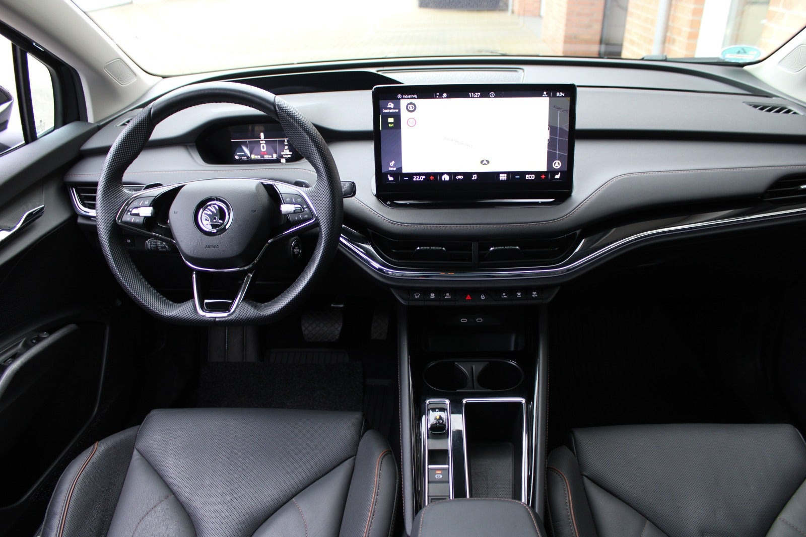 Sort Skoda Enyaq fra 2022