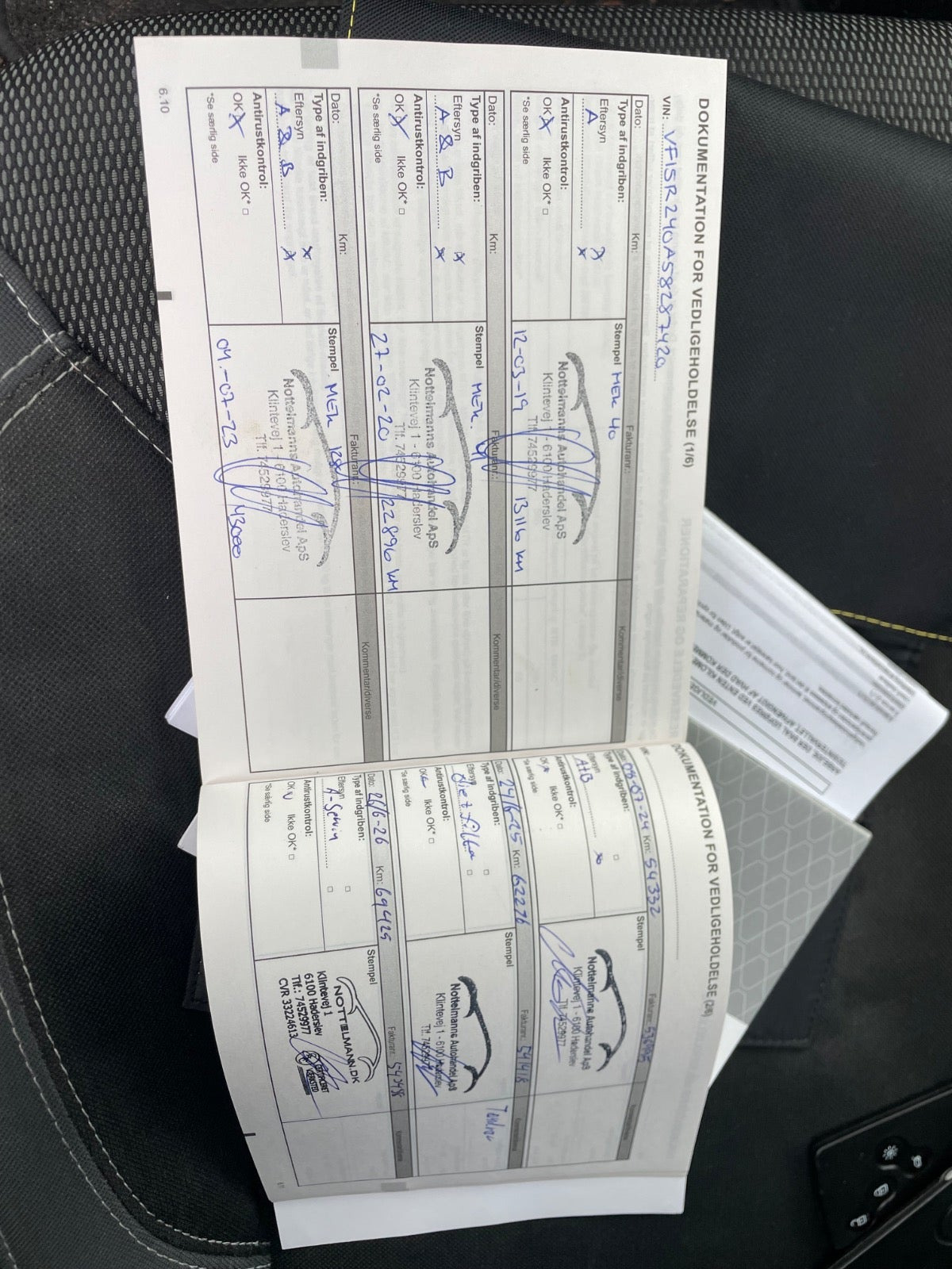 Rød Renault Clio IV fra 2018