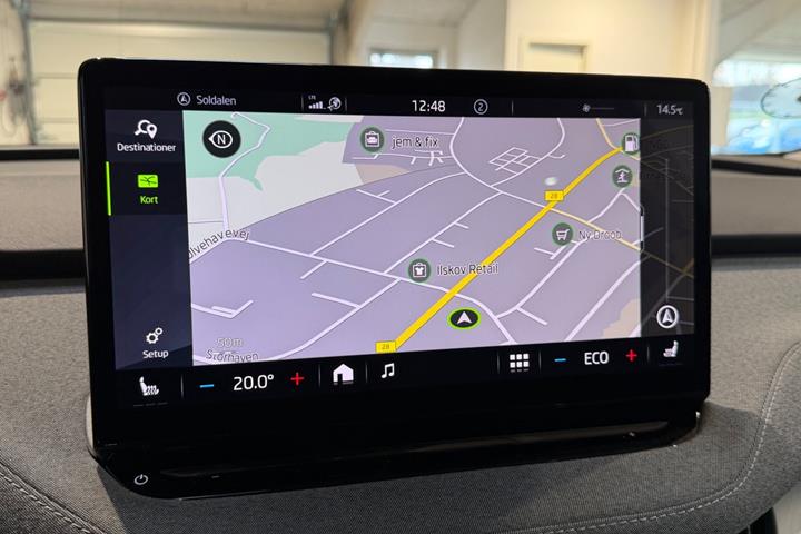 Sort Skoda Enyaq fra 2023