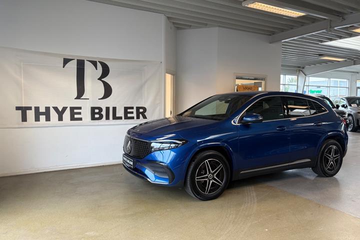 Blå Mercedes EQA250+ fra 2025